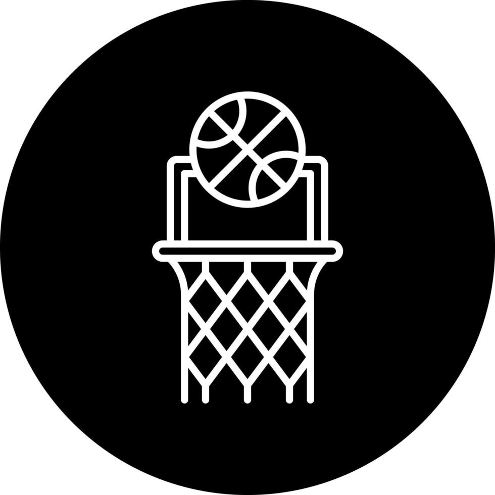 pallacanestro vettore icona stile