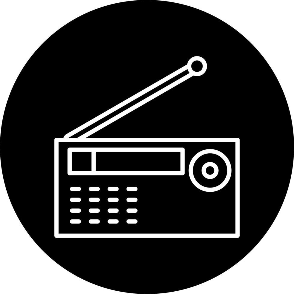 Radio vettore icona stile