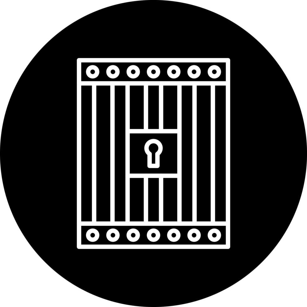 prigione vettore icona stile