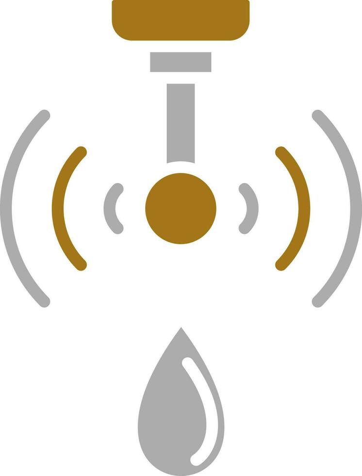 inteligente acqua sensore vettore icona stile