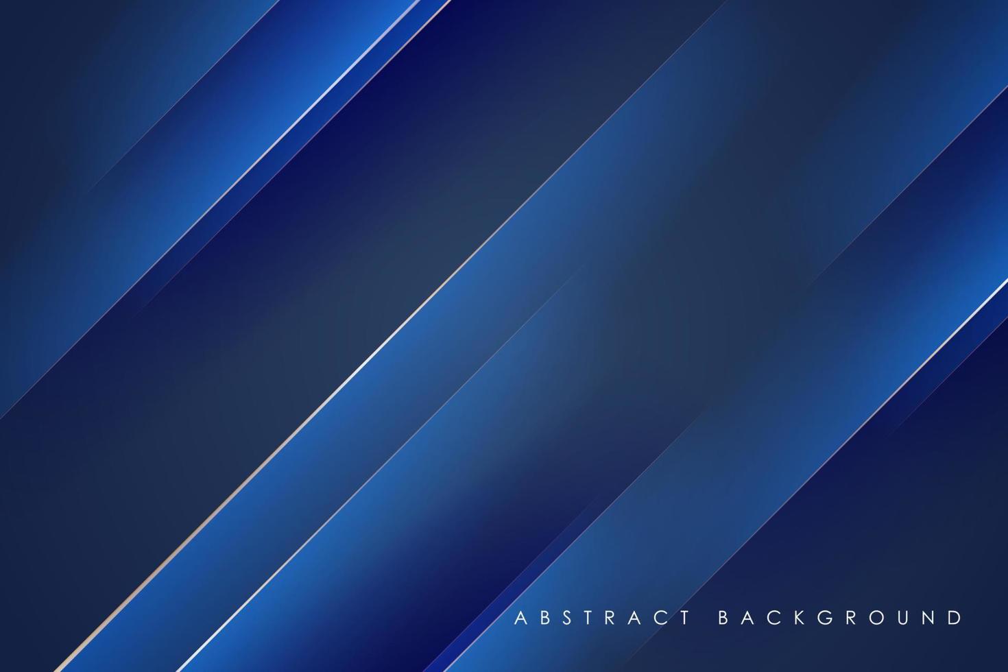 moderno astratto blu diagonale banda sfondo con oro linea composizione. eps10 vettore