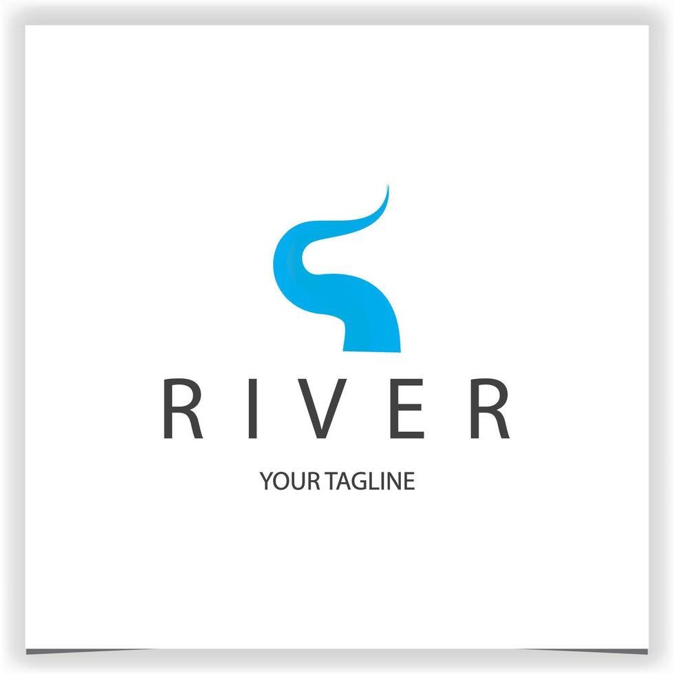astratto fiume onda logo simbolo design onda icona vettore Immagine logo premio elegante modello vettore eps 10