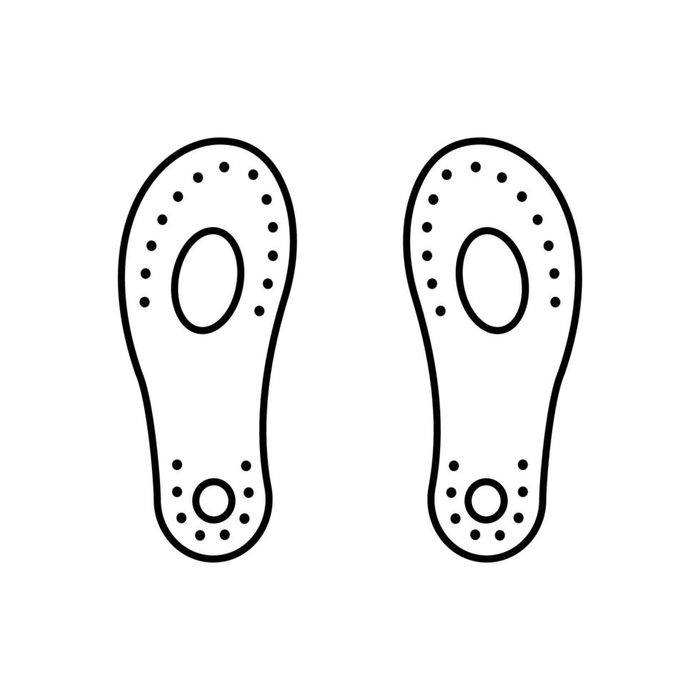 piede solette scarpe vettore icona