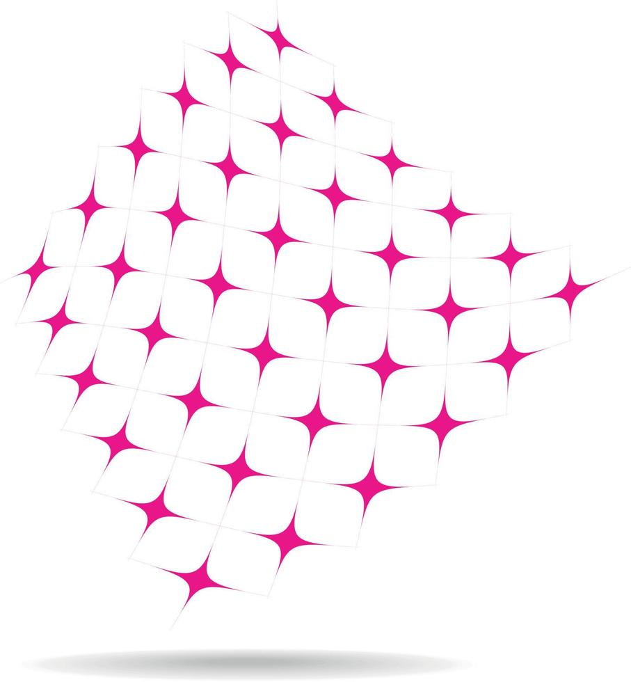 astratto grafico elemento per logotipi nel rosa colore vettore