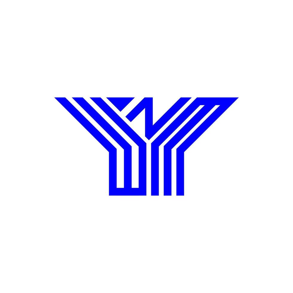 wnm lettera logo creativo design con vettore grafico, wnm semplice e moderno logo.