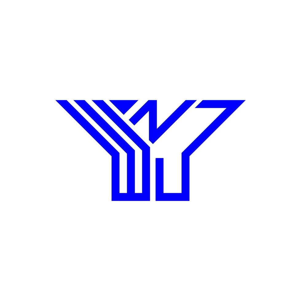 wnj lettera logo creativo design con vettore grafico, wnj semplice e moderno logo.