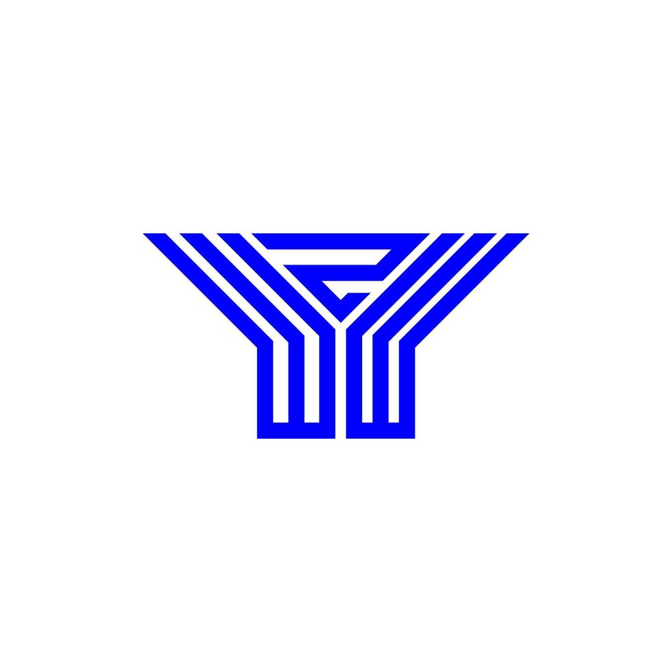 wzw lettera logo creativo design con vettore grafico, wzw semplice e moderno logo.