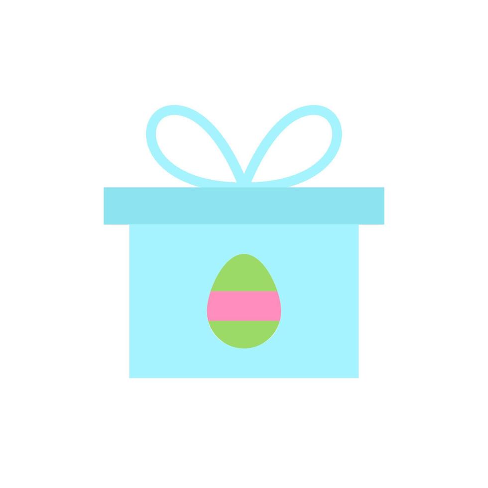 regalo uovo colore vettore icona
