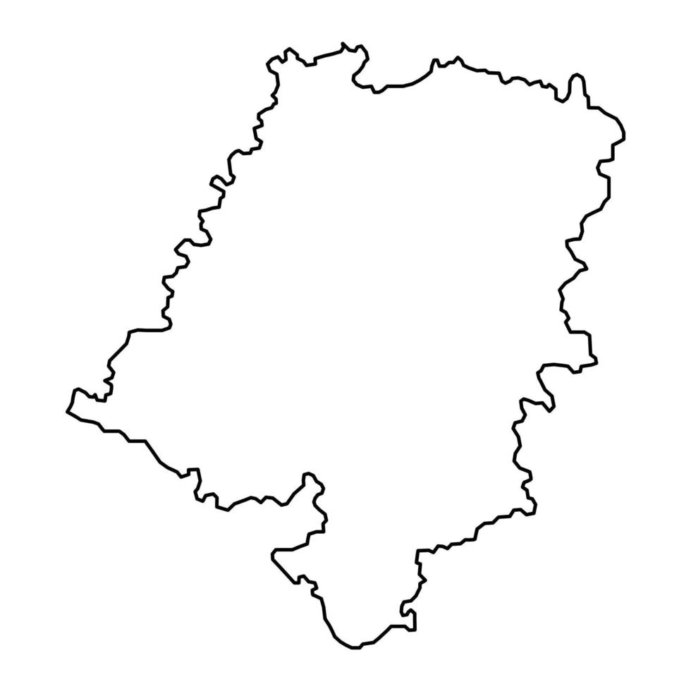 opolo voivodato carta geografica, Provincia di Polonia. vettore illustrazione.
