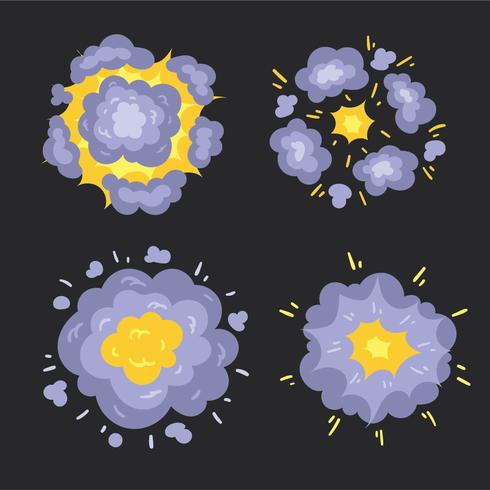 Vettore di raccolta di esplosione