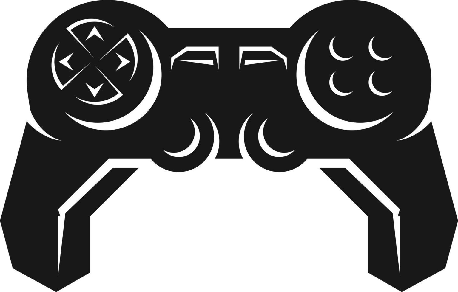 silhouette di un' telecomando da gioco per video Giochi vettore