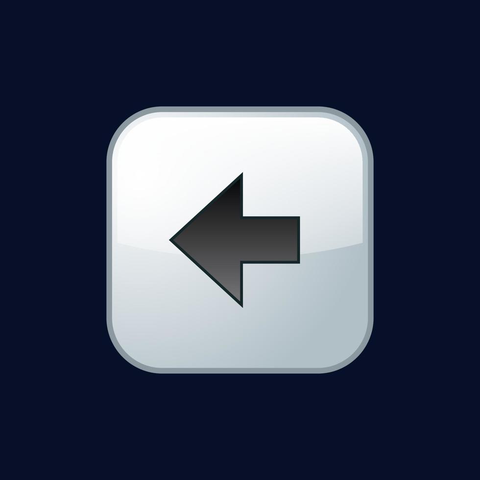 simbolo cartello pulsante frecce ui UX design cartello pulsante vettore