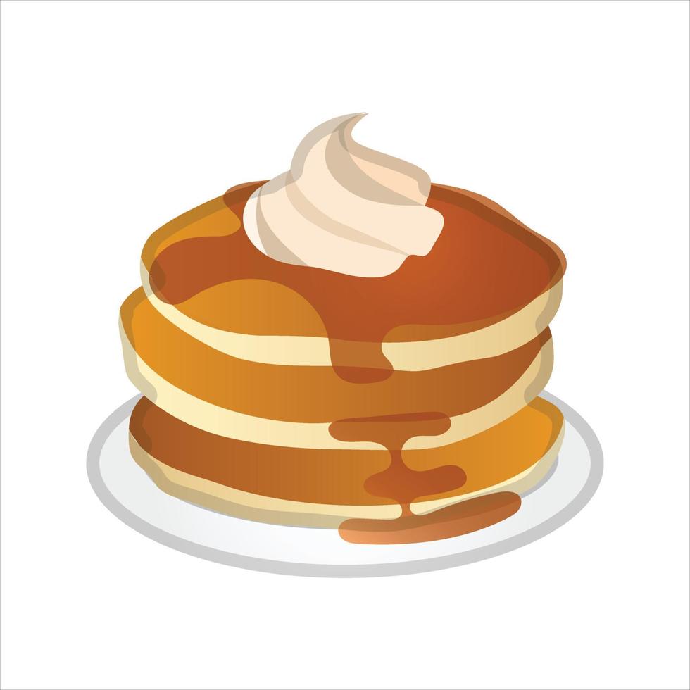 pancake illustrazione vettore