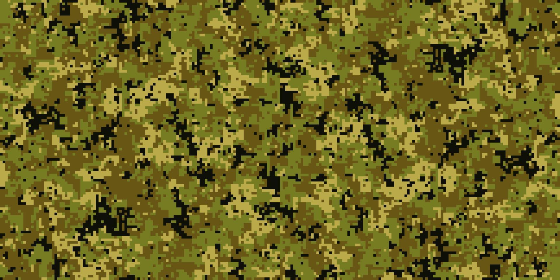pixel camuffare per un' soldato esercito uniforme. moderno Camo tessuto design. digitale militare vettore sfondo.