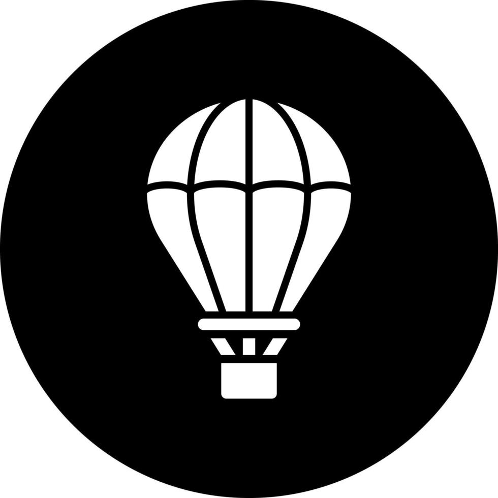 esercito paracadute vettore icona stile
