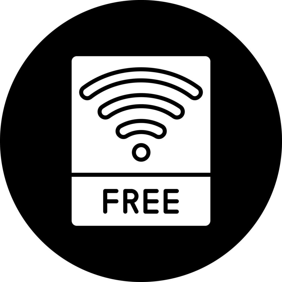 gratuito Wi-Fi vettore icona stile
