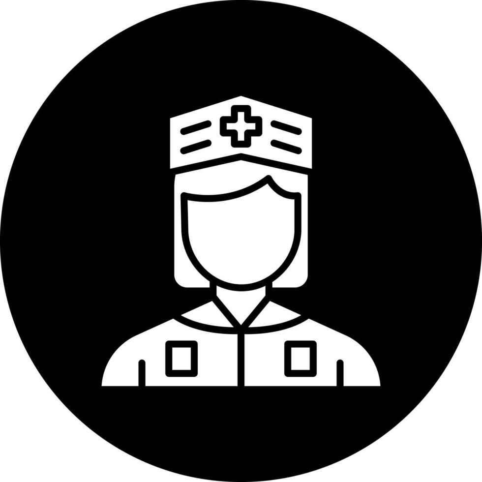 infermiera vettore icona stile