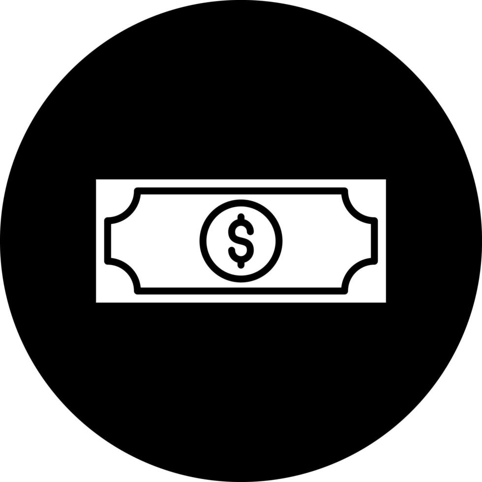 denaro contante pagamento vettore icona stile