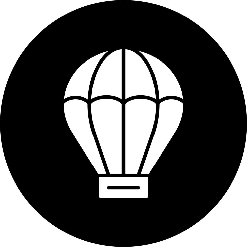 paracadute vettore icona stile