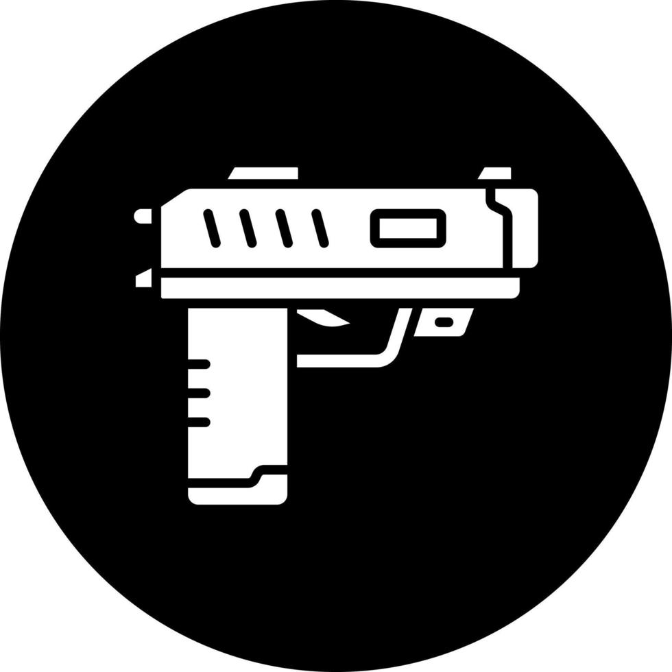stordire pistola vettore icona stile
