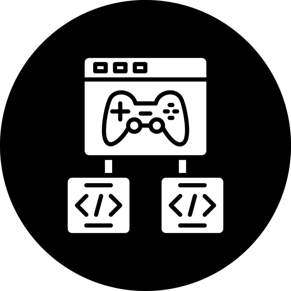 gioco sviluppo vettore icona stile