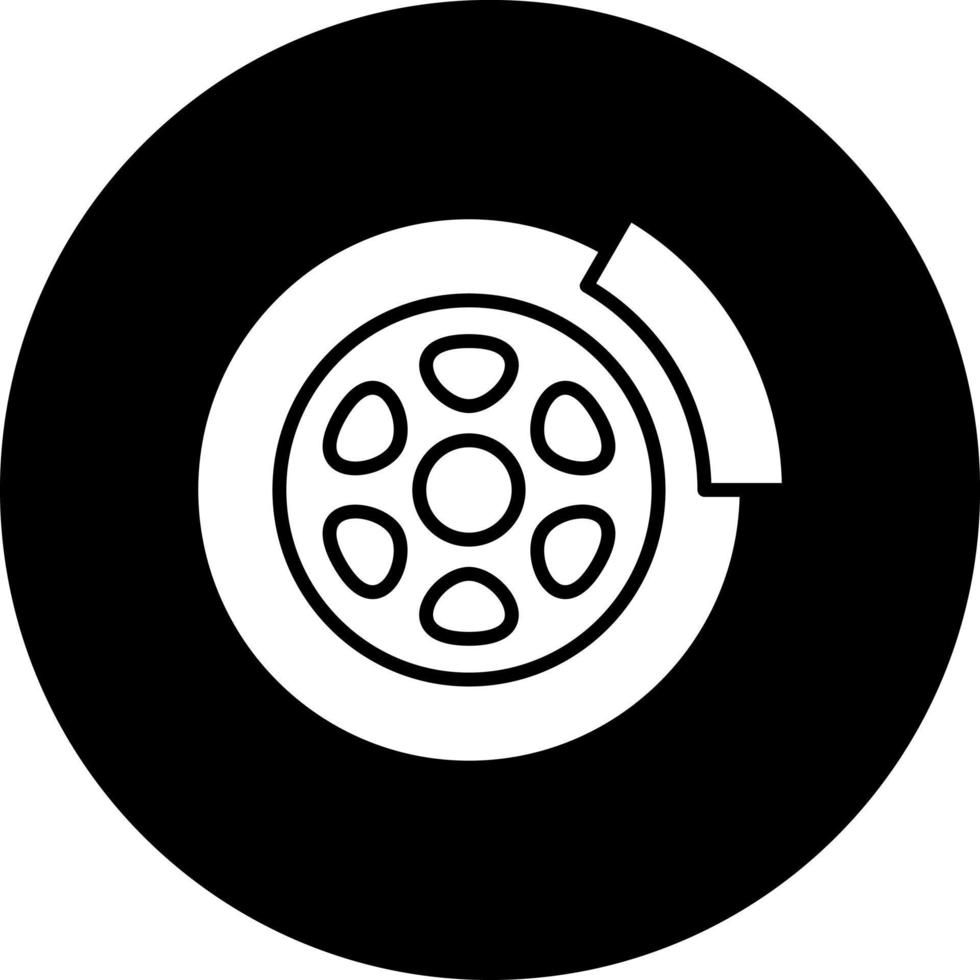 freno disco vettore icona stile