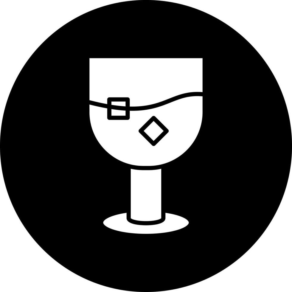 bianca vino vettore icona stile