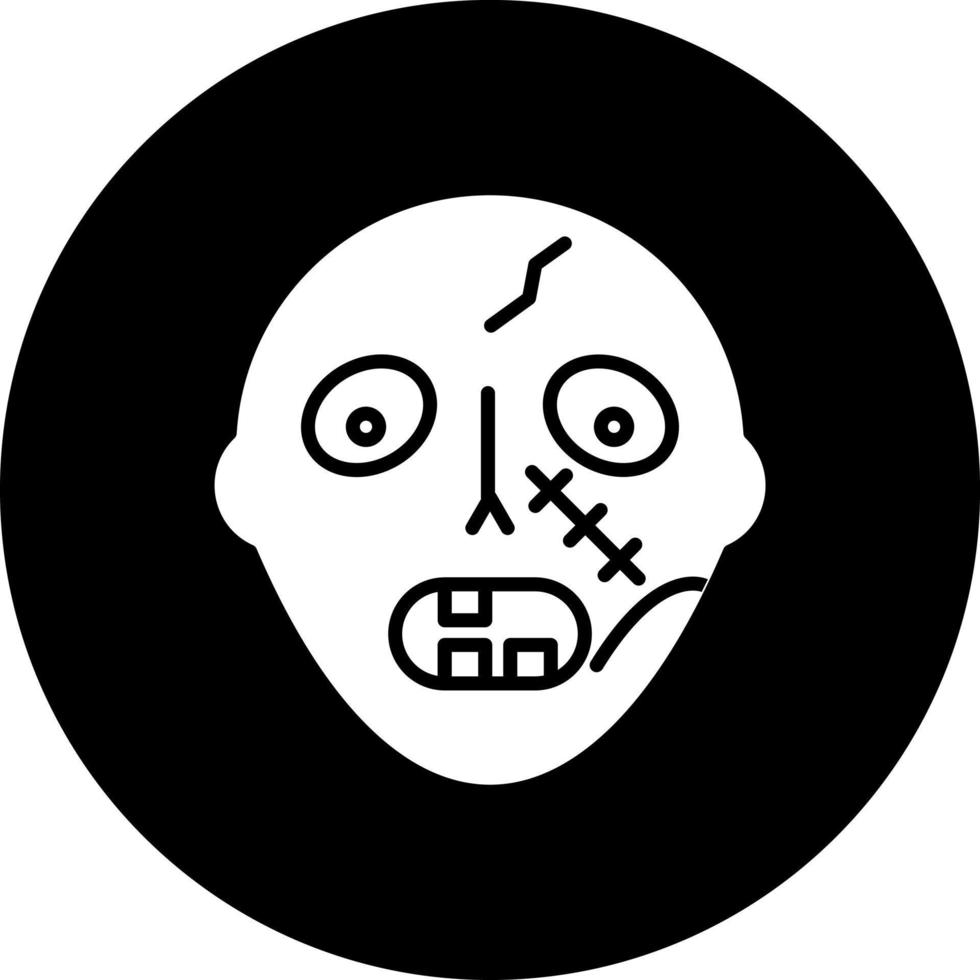 zombie vettore icona stile