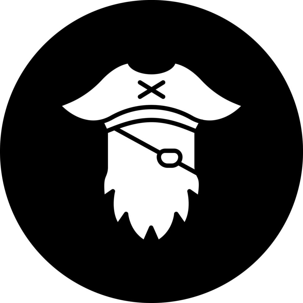 pirata vettore icona stile