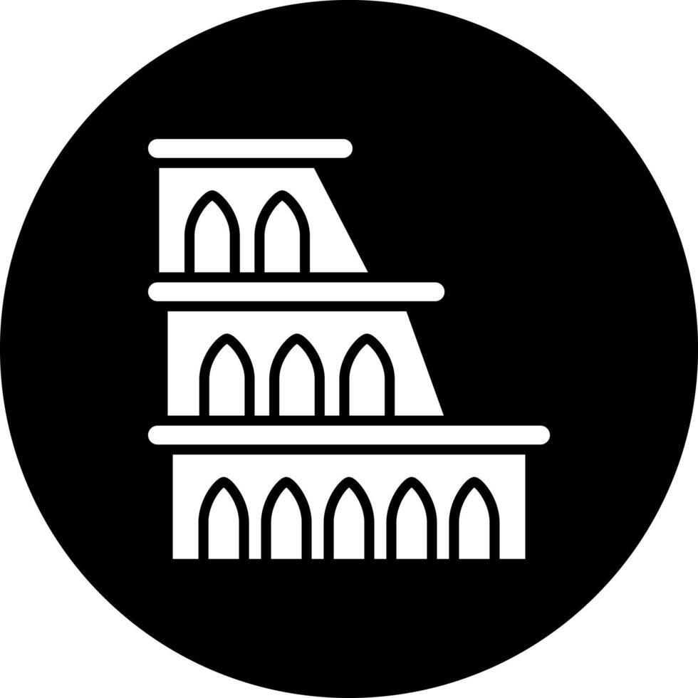 Colosseo vettore icona stile