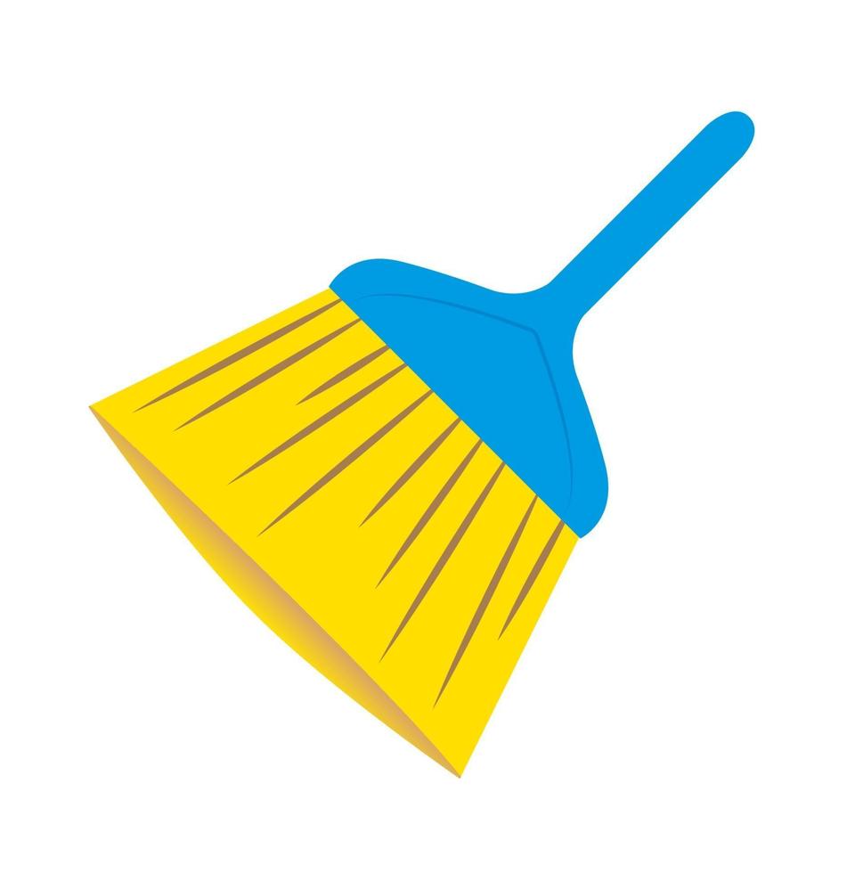vettore di logo della spazzola di pulizia