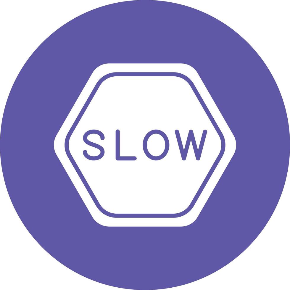 vettore design lento icona stile