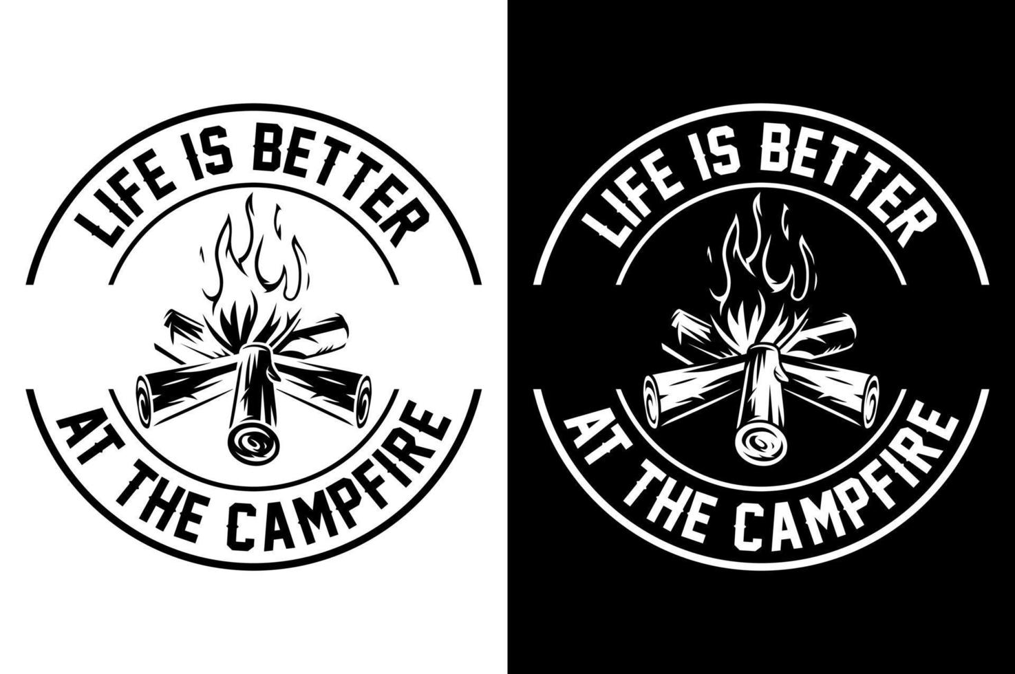 campeggio tipografia citazioni t camicia vettore illustrazione design