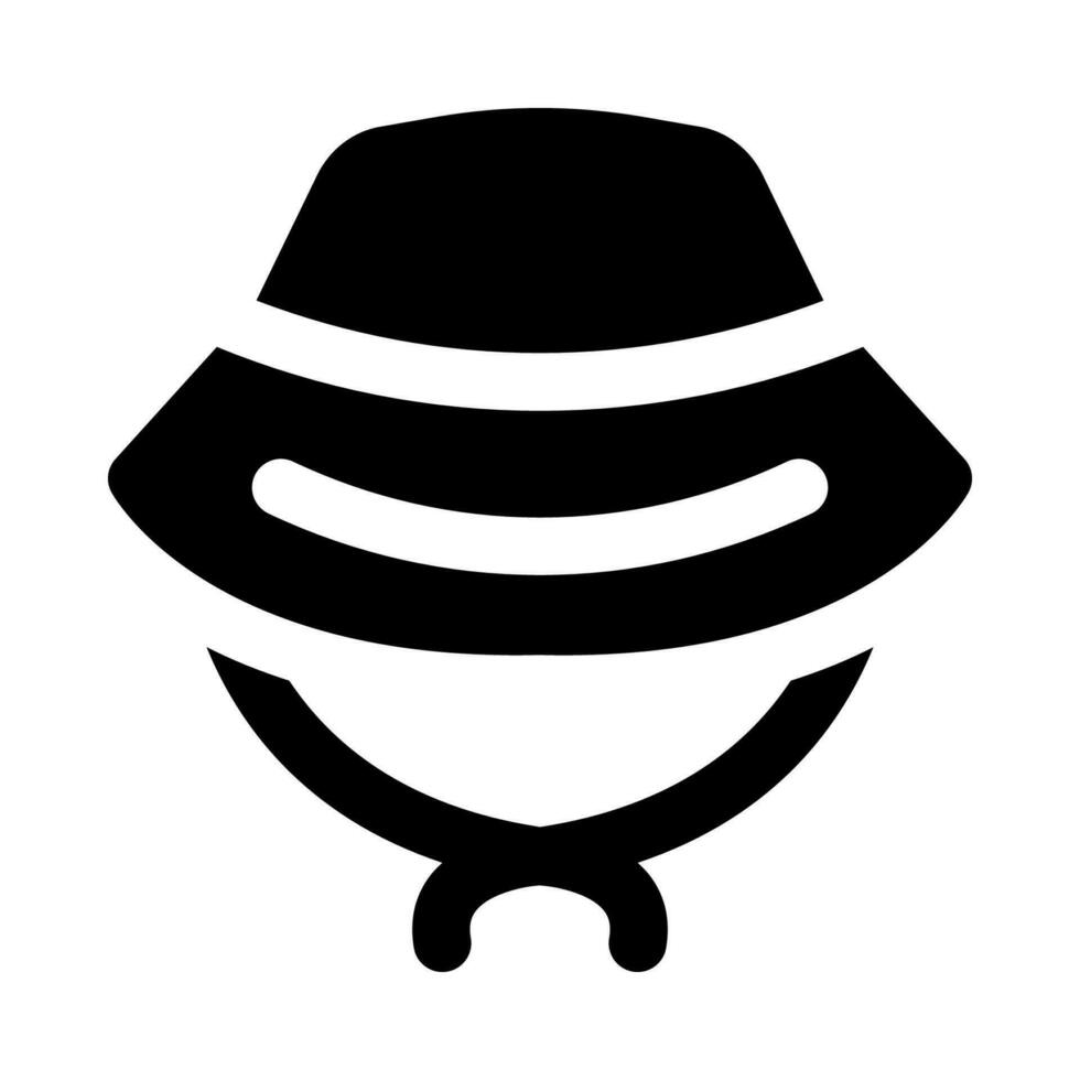 secchio cappello icona per il tuo sito web, mobile, presentazione, e logo design. vettore
