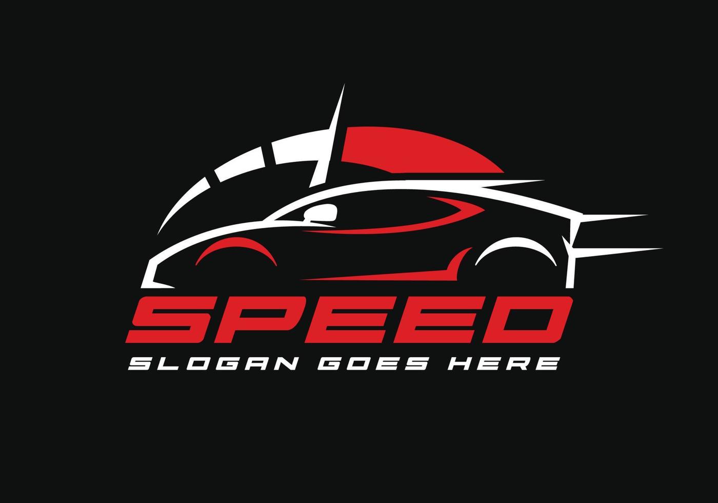velocità da corsa auto logo design vettore illustrazione
