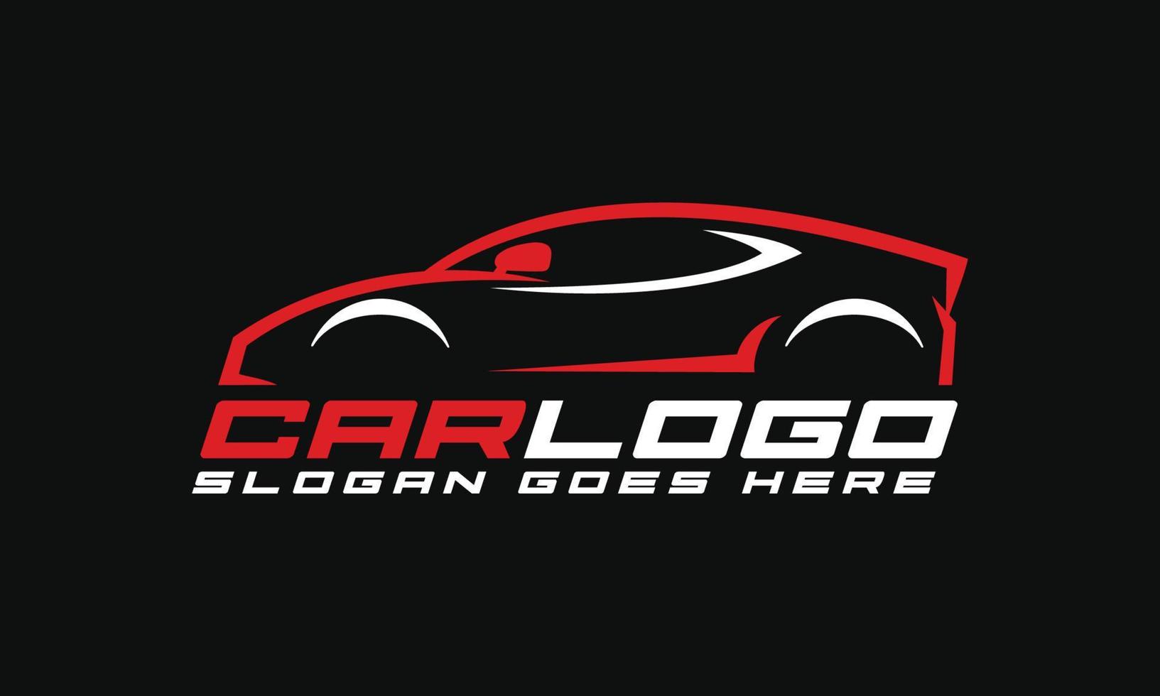 auto settore automobilistico logo design vettore