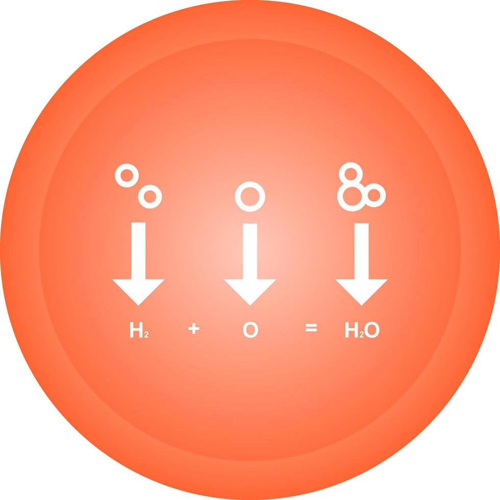 chimico formula vettore icona