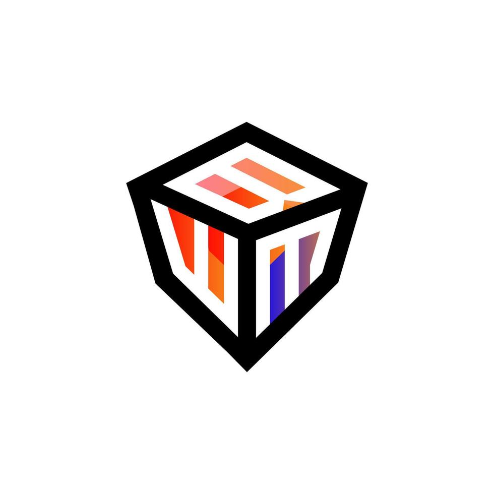 bwm lettera logo creativo design con vettore grafico, bwm semplice e moderno logo.