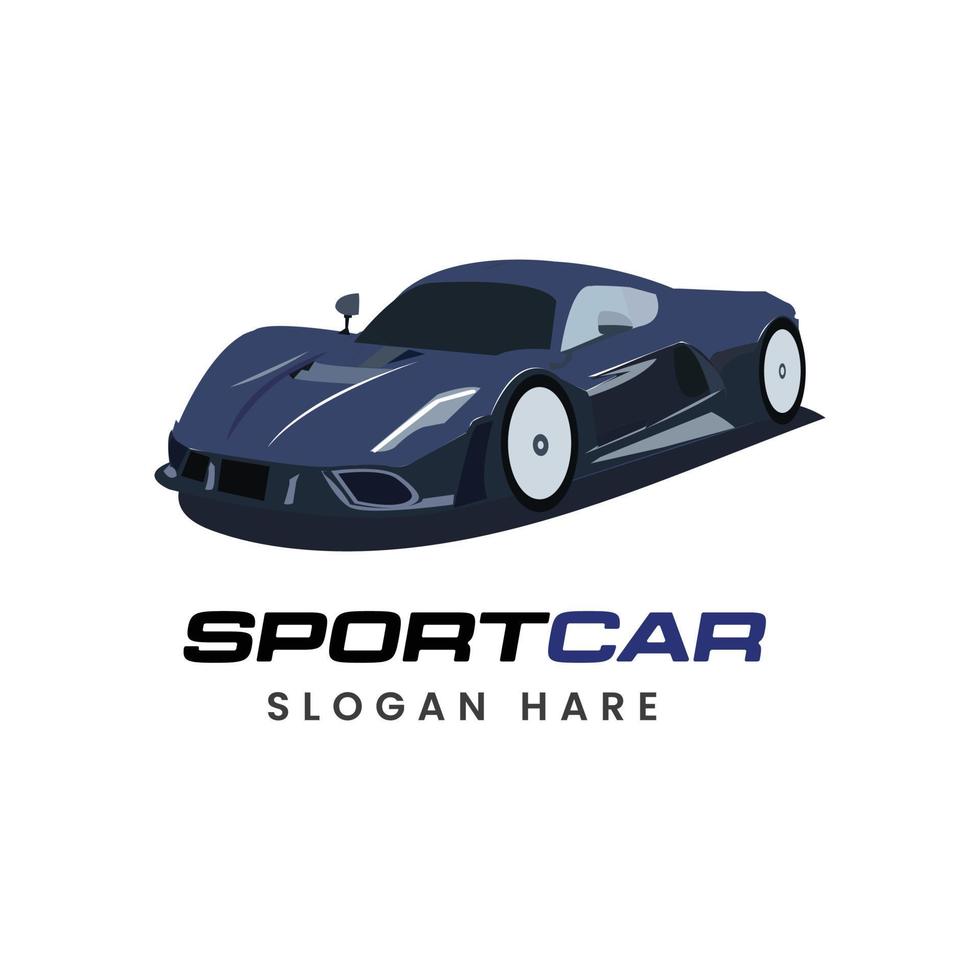 gli sport auto logo vettore modello su bianca sfondo.