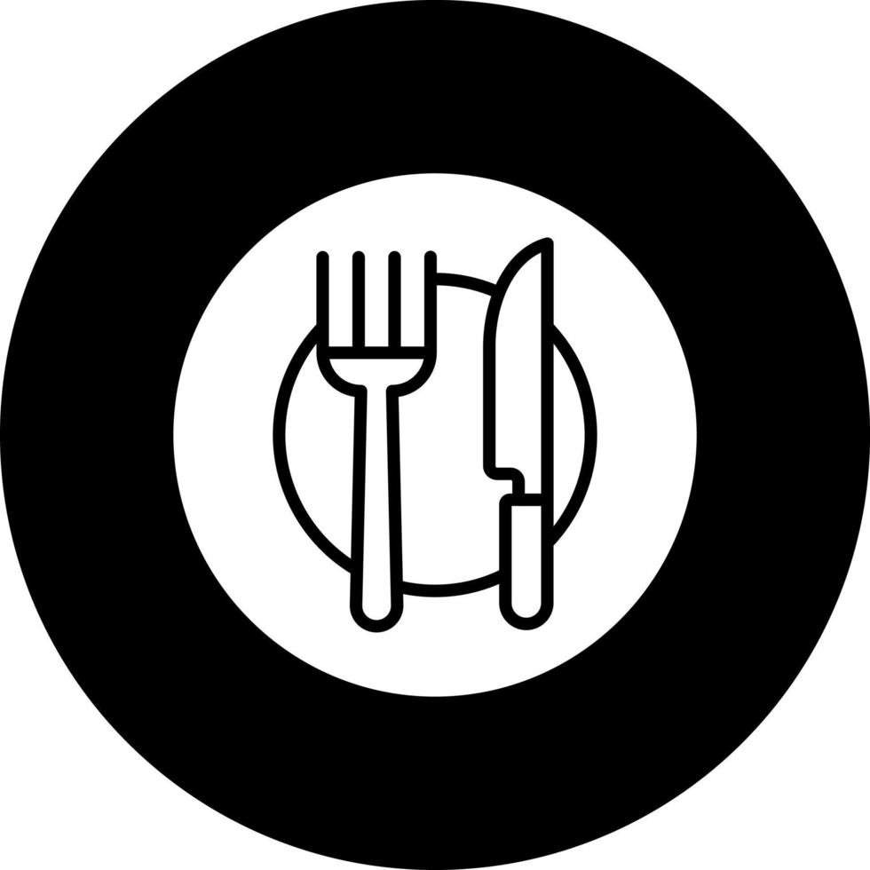 cena vettore icona stile