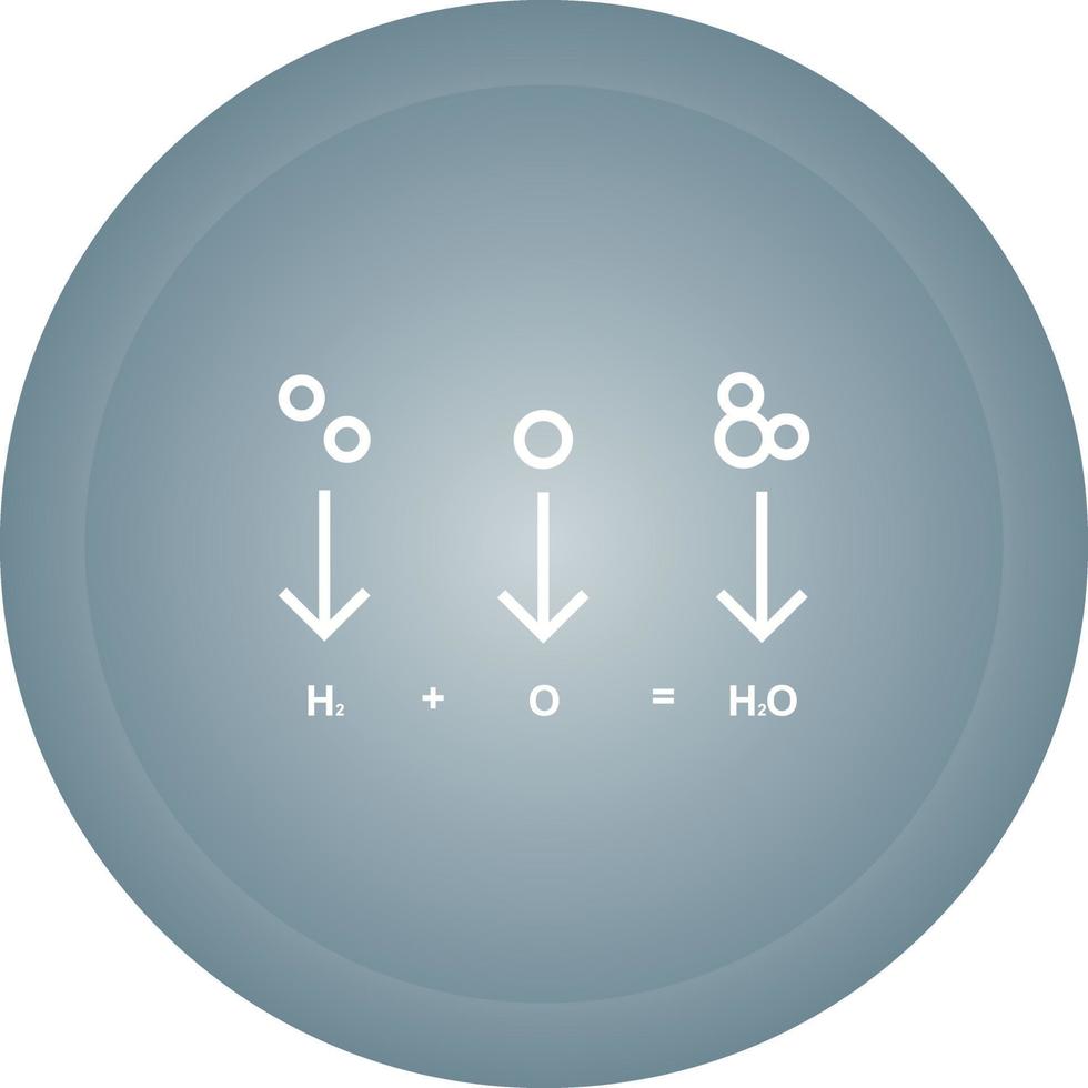 chimico formula vettore icona