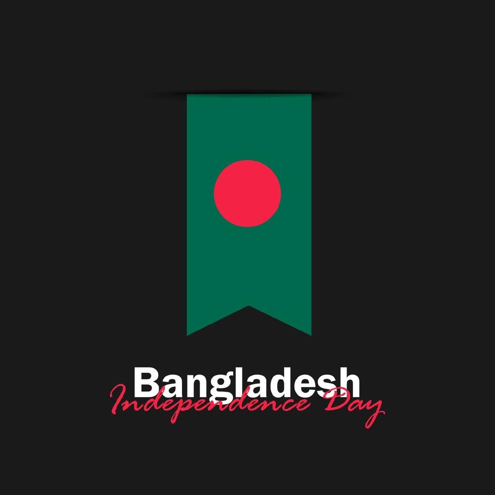 celebrazione del giorno dell'indipendenza del bangladesh il 26 marzo. illustrazione vettoriale