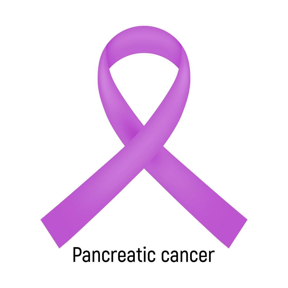 cancro nastro. pancreatico cancro. vettore illustrazione.