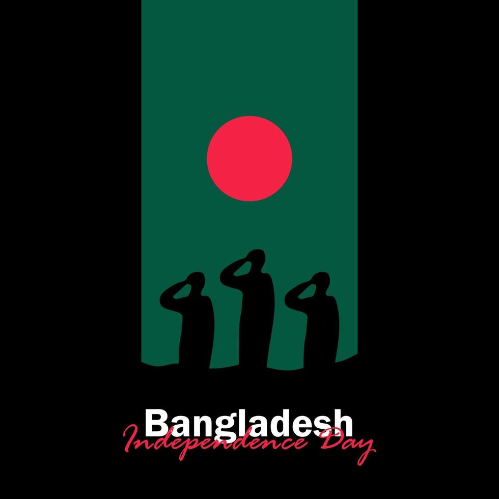 celebrazione della giornata nazionale del bangladesh il 26 marzo vettore