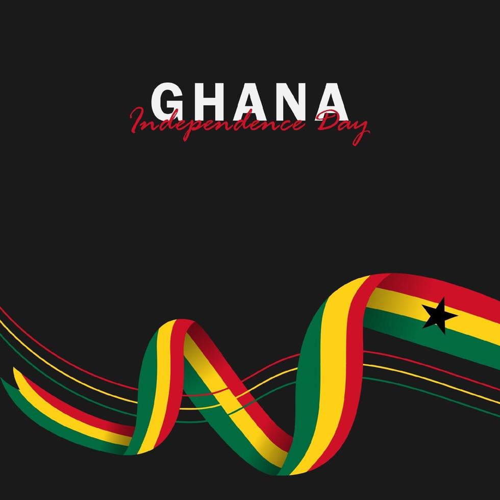 vettore del giorno dell'indipendenza del ghana