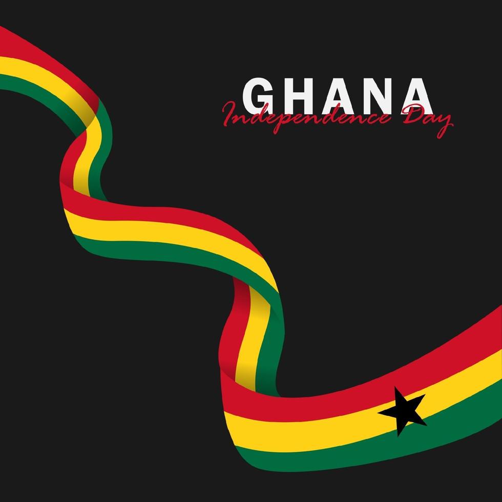 vettore del giorno dell'indipendenza del ghana