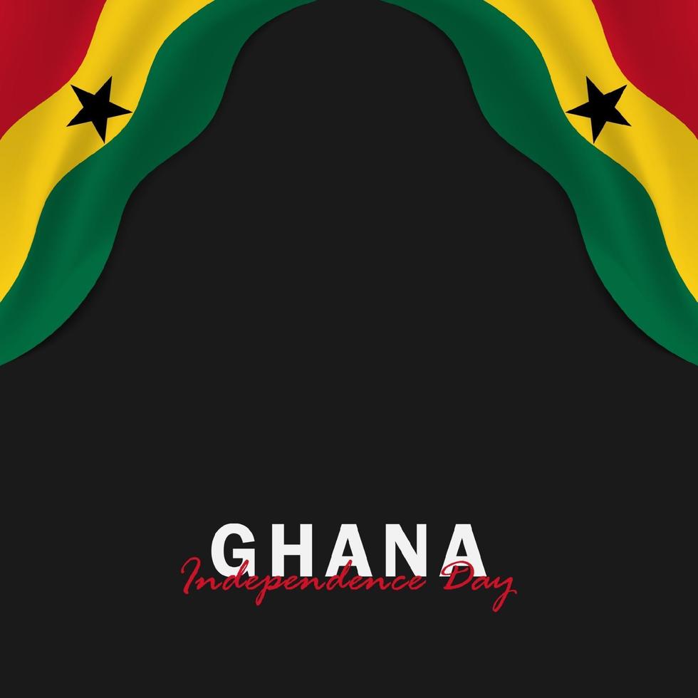 vettore del giorno dell'indipendenza del ghana