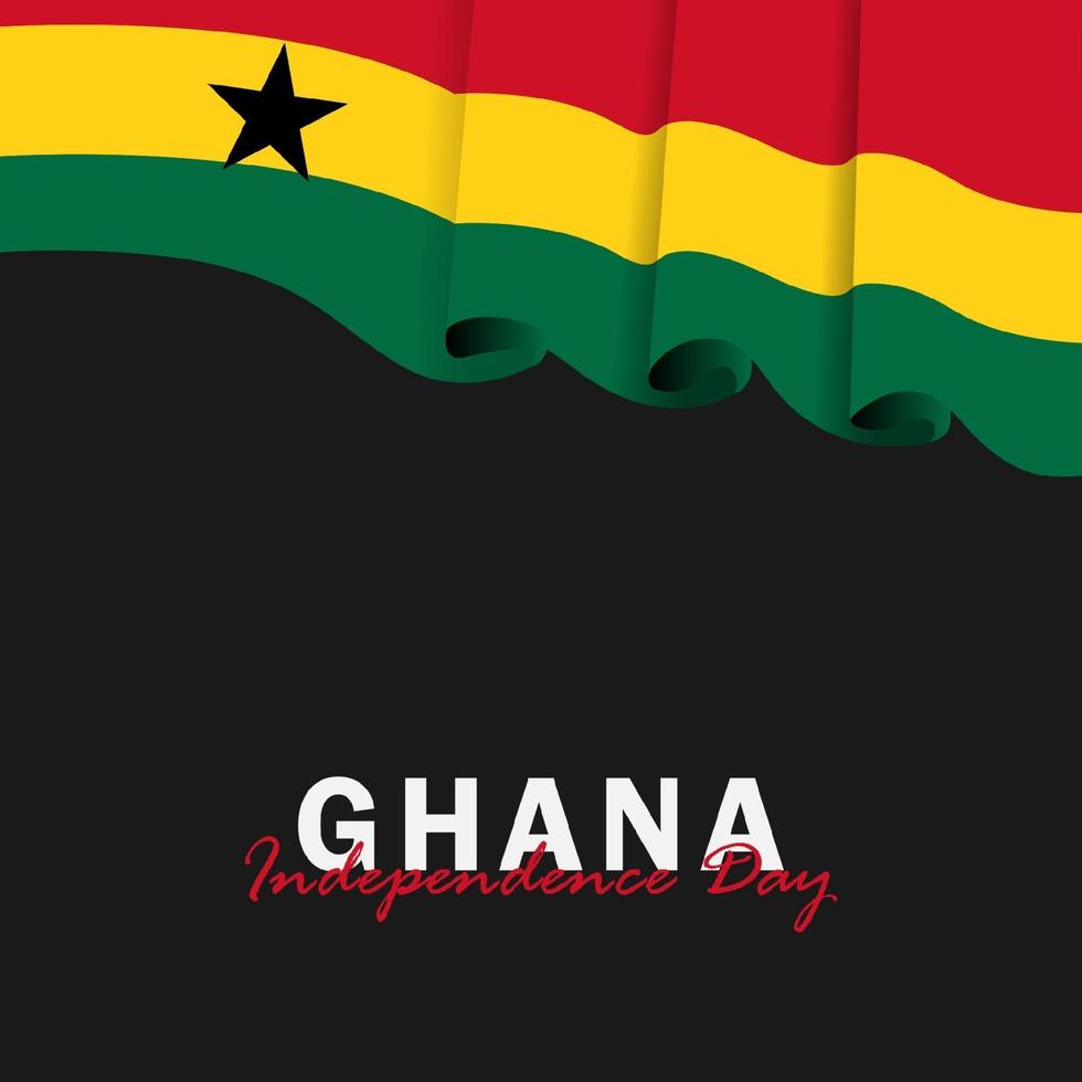 vettore del giorno dell'indipendenza del ghana