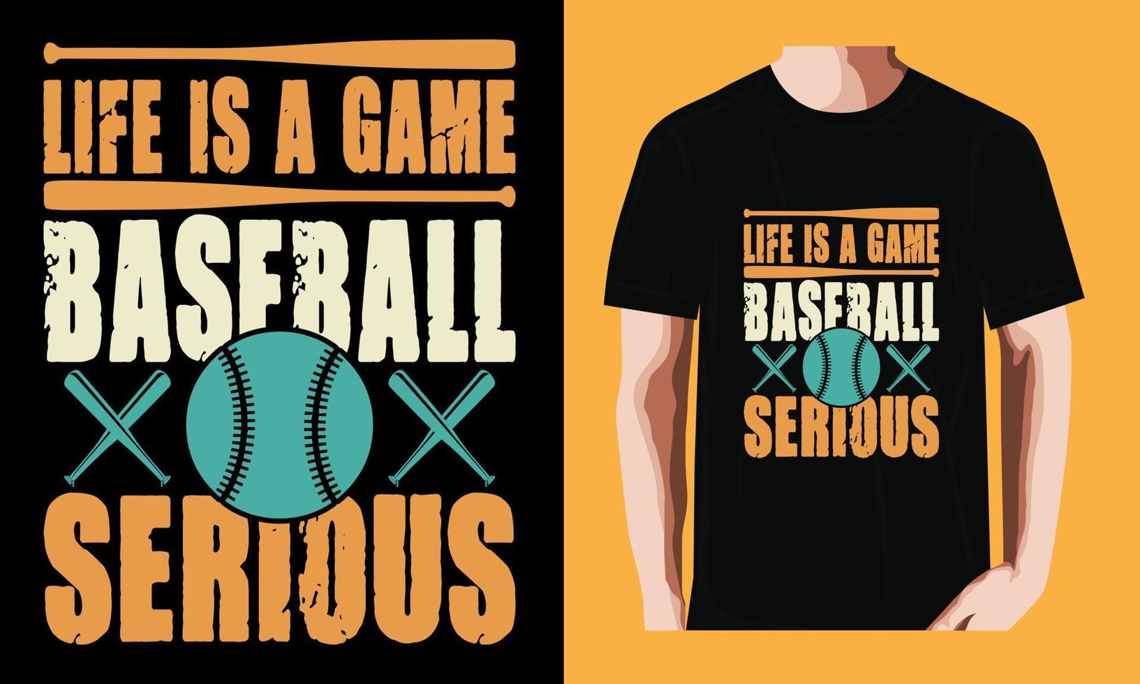vita è un' gioco baseball grave vettore