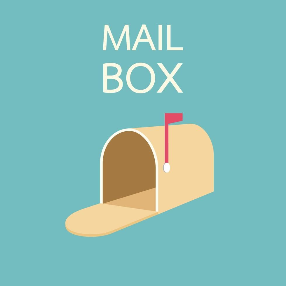 illustrazione vettoriale di casella di posta